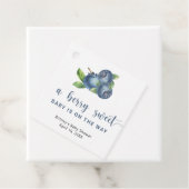 Zoete bosbessen bedankjes labels (In situ)