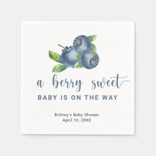 Zoete bosbessen servet