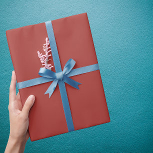 Zoete Bruine Stevige Kleur Cadeaupapier