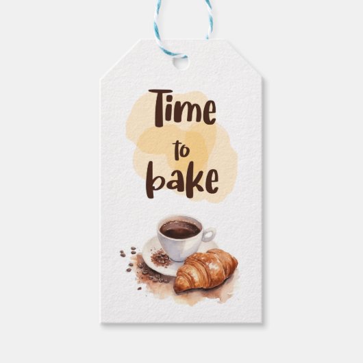 Zoete cake ontwerp cadeaulabel (Voorkant)