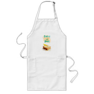 Zoete cake ontwerp lang schort