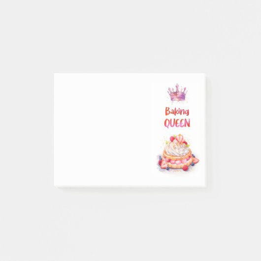 Zoete cake ontwerp post-it® notes (Voorkant)