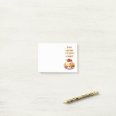 Zoete cake ontwerp post-it® notes (Op bureau)