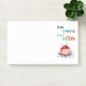 Zoete cake ontwerp post-it® notes (Kantoor)