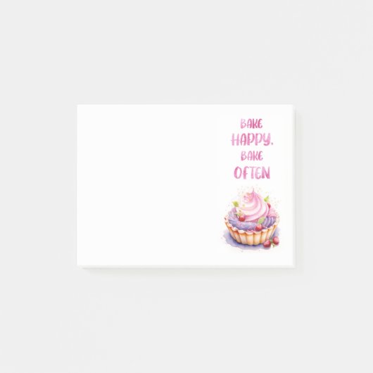 Zoete cake ontwerp post-it® notes (Voorkant)