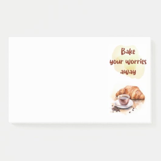 Zoete cake ontwerp post-it® notes (Voorkant)