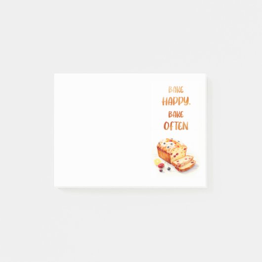 Zoete cake ontwerp post-it® notes (Voorkant)