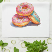 Zoete cake ontwerp theedoek (Gevouwen)