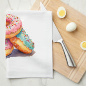 Zoete cake ontwerp theedoek (Quarter Fold)