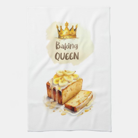 Zoete cake ontwerp theedoek (Verticaal)