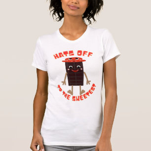 Zoete Choco-Bar Buddy: Kawaii Chocolade T-Shirt