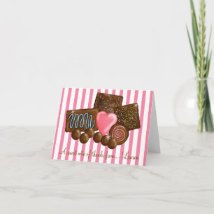 Zoete ChocolatesThank u neemt nota van Kaarten
