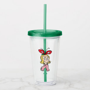 Zoete Cindy Lou Who Portret Acryl Drinkbeker