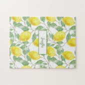 Zoete citroenen gele zomer. legpuzzel (Horizontaal)