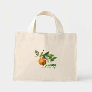 Zoete Citrus Mama To Be Baby Shower Boodschappenta Mini Tote Bag