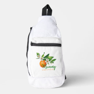Zoete Citrus Mama Wordt Mama Baby Shower Print Cut Sling Bag