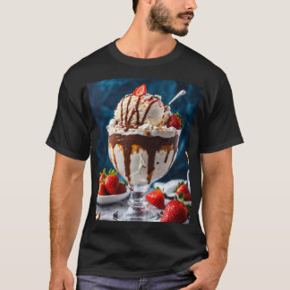 Zoete consumptie-ijs t-shirt