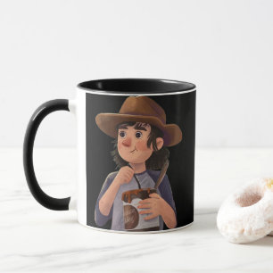 Zoete Cowboy Moment – Whimsische koffiemok Mok