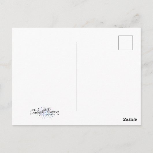 Zoete Cupcake Briefkaart (Achterkant)