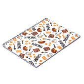 Zoete Cute Bak Kunst Patroon I Notitieboek (Linkerzijde)