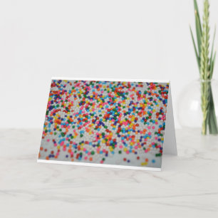 Zoete Dessert Regenboog Patroon Cake Cupcake Kunst Kaart