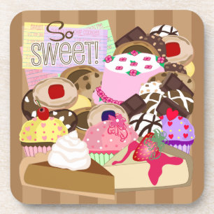 Zoete desserts Onderzetters