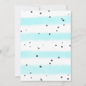 Zoete dier baby shower uitnodiging (Achterkant)