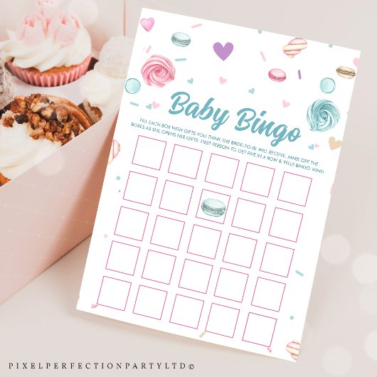 Zoete Donut Baby Bingo Spellen Kaart