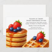 Zoete Donut Brunch | Verjaardagsviering Kaart (Voorkant / Achterkant)