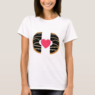 Zoete Donut Hart Liefdesontwerp shirt
