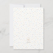 Zoete Donut Verjaardag Bedankt Kaart (Achterkant)