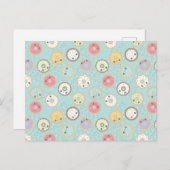 Zoete donuts briefkaart (Voorkant / Achterkant)