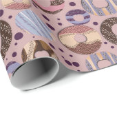 Zoete donuts cadeaupapier (Rol Hoek)