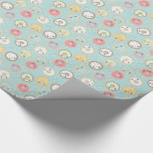 Zoete donuts cadeaupapier (Hoek)