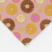 Zoete Donuts Dekent Fleece Deken (Hoek)