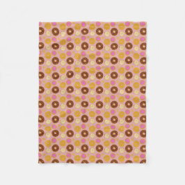 Zoete Donuts Dekent  Fleece Deken