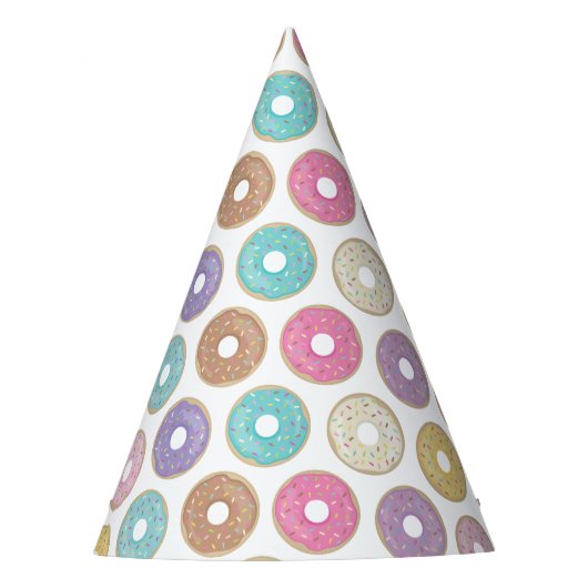 Zoete donuts feesthoedjes (Voorkant)