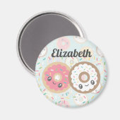Zoete donuts magneet (Voorkant / Achterkant)
