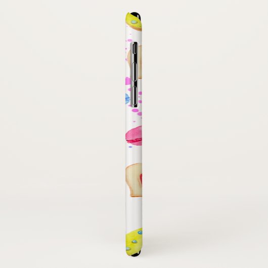Zoete donuts met kleurrijk glazen patroon Case-Mate iPhone case (Achterkant/links)