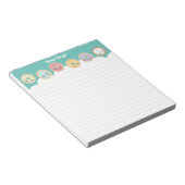 Zoete donuts notitieblok (Schuin)