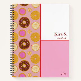 Zoete Donuts Spiraal Notebook  Notitieboek