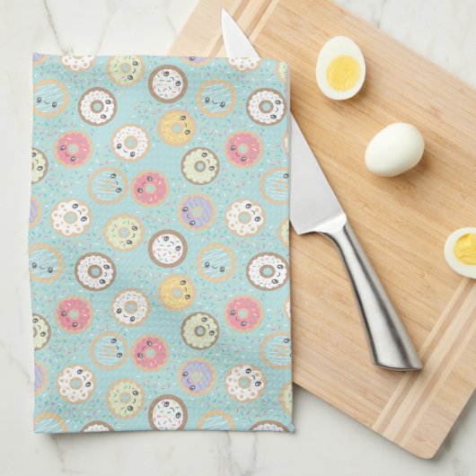 Zoete Donuts Theedoek (Quarter Fold)
