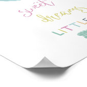 zoete dromen kleine maan begint met het droomdecor poster (Hoek)