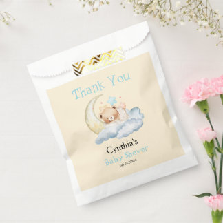 Zoete dromen teddybeer Jongen baby Shower Favor Za Bedankzakje