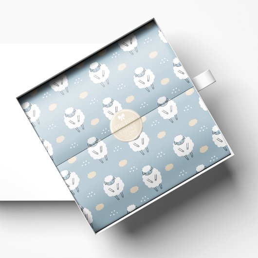 Zoete dromen tellen schapen tissuepapier