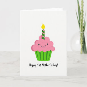 Zoete Eerste Moederdag Cadeau Kaart