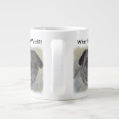 ZOETE EN AARDIGE PUG EXTRA GROTE BEKER (Achterkant)