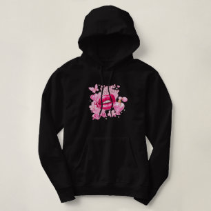 Zoete en brutale roze coquette grafische T-shirt