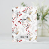 zoete en luike cichorei met hart bedankkaart (Staand voorkant)