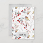 zoete en luike cichorei met hart bedankkaart (Voorkant / Achterkant)